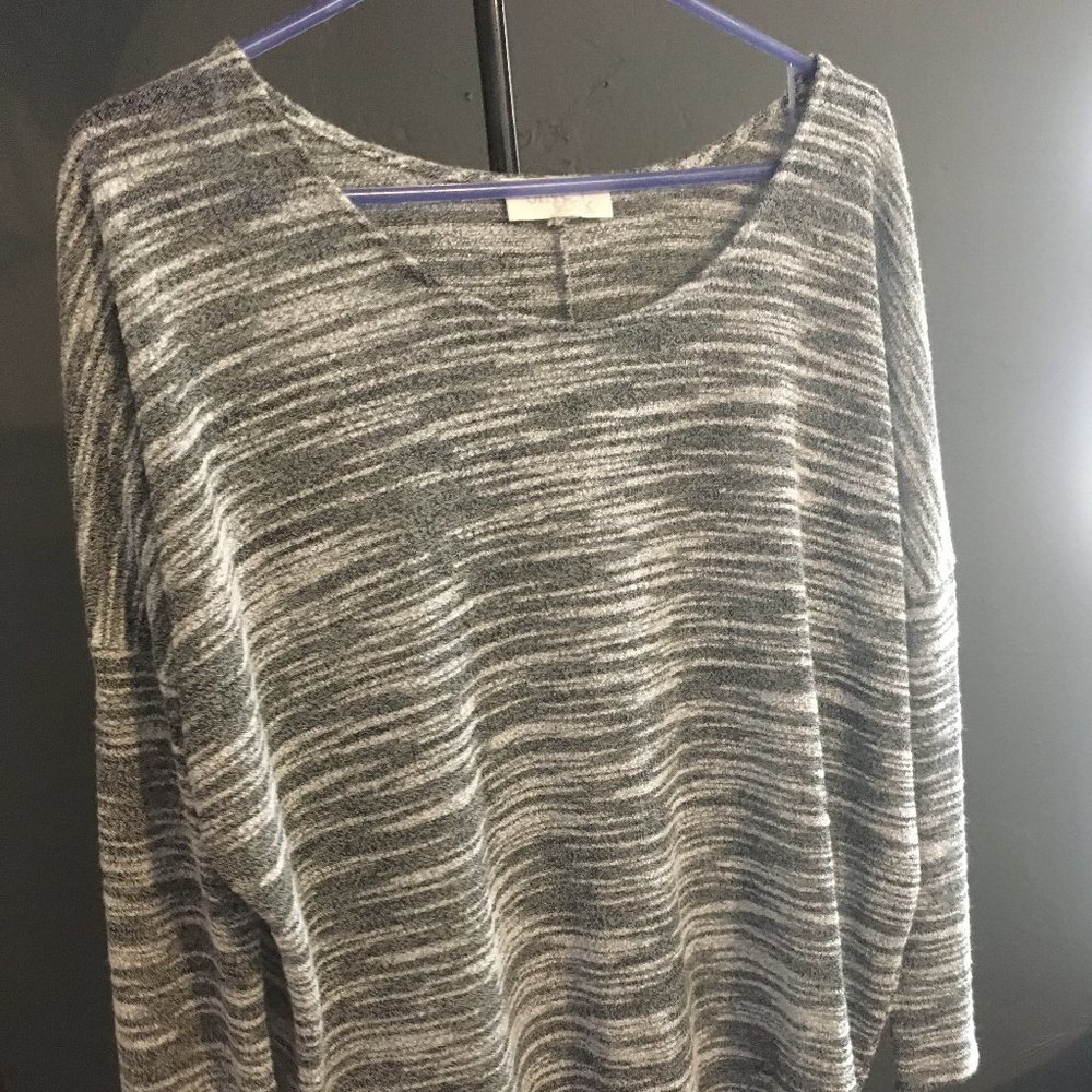 Grey Long Blouse
